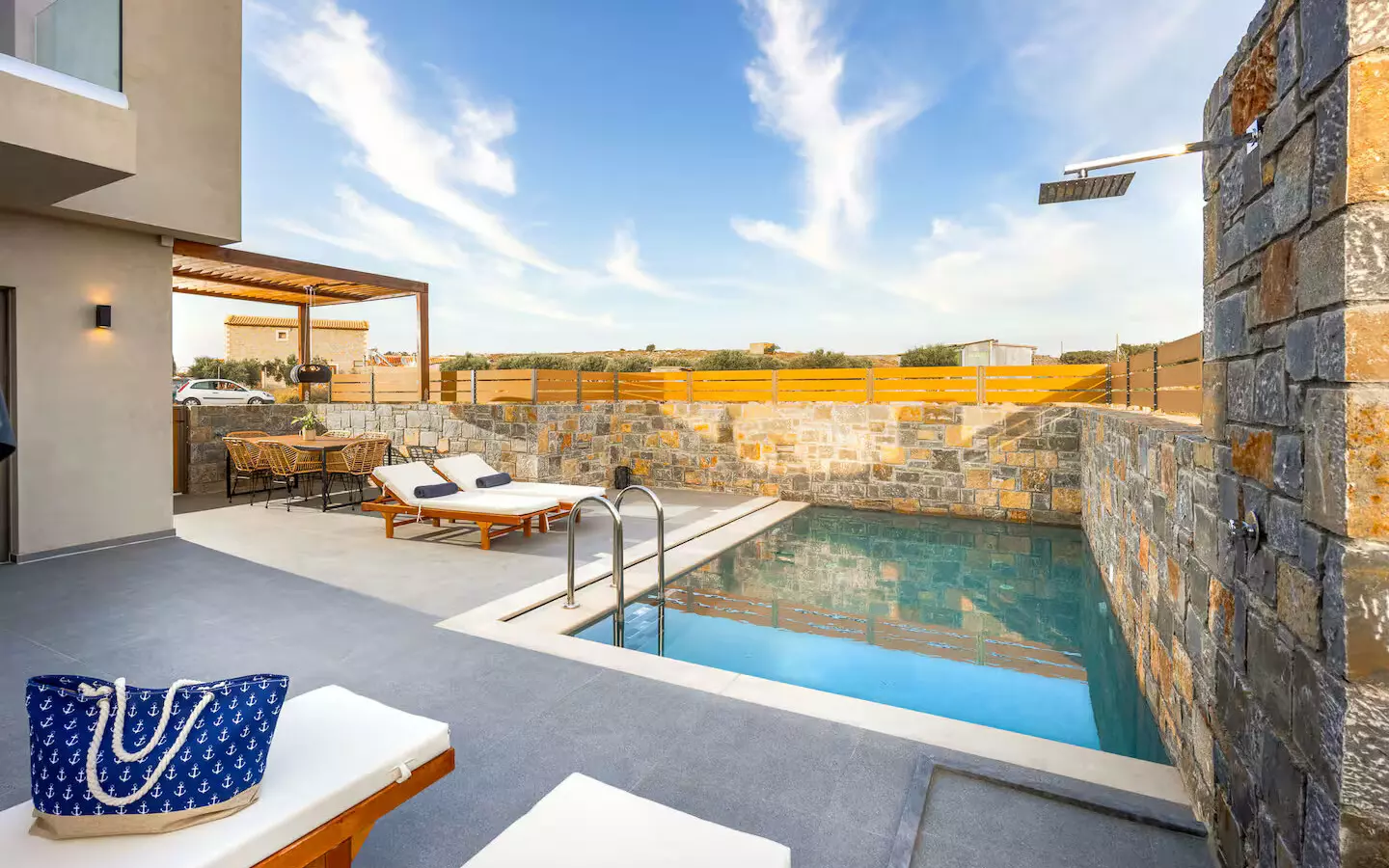 Investment Opportunity: Complex Of 3 Luxury Villas With Pools And Expansion Potential – Anopolis, Heraklion