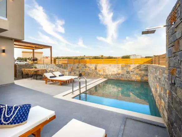 Investment Opportunity: Complex Of 3 Luxury Villas With Pools And Expansion Potential – Anopolis, Heraklion