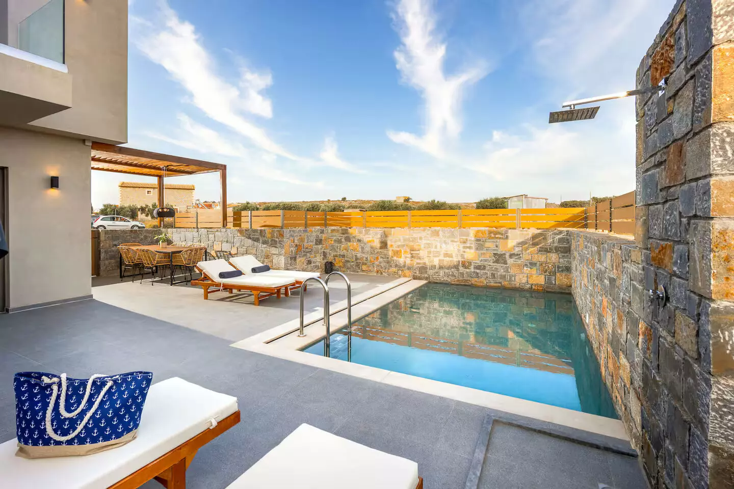 Investment Opportunity: Complex Of 3 Luxury Villas With Pools And Expansion Potential – Anopolis, Heraklion