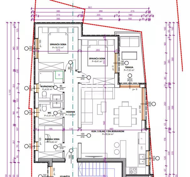 3-bedroom Apartment In Vodice, Croatia (74,05 M²)