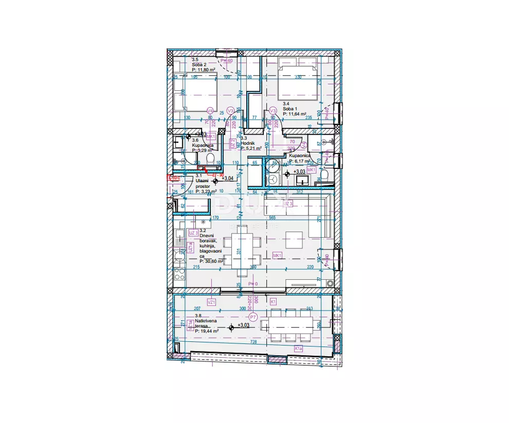 2-bedroom Apartment In Vodice, Croatia (84,13 M²)