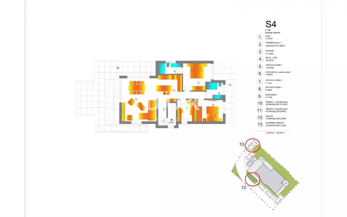 3-bedroom Apartment In Murter, Croatia (103,93 M²)