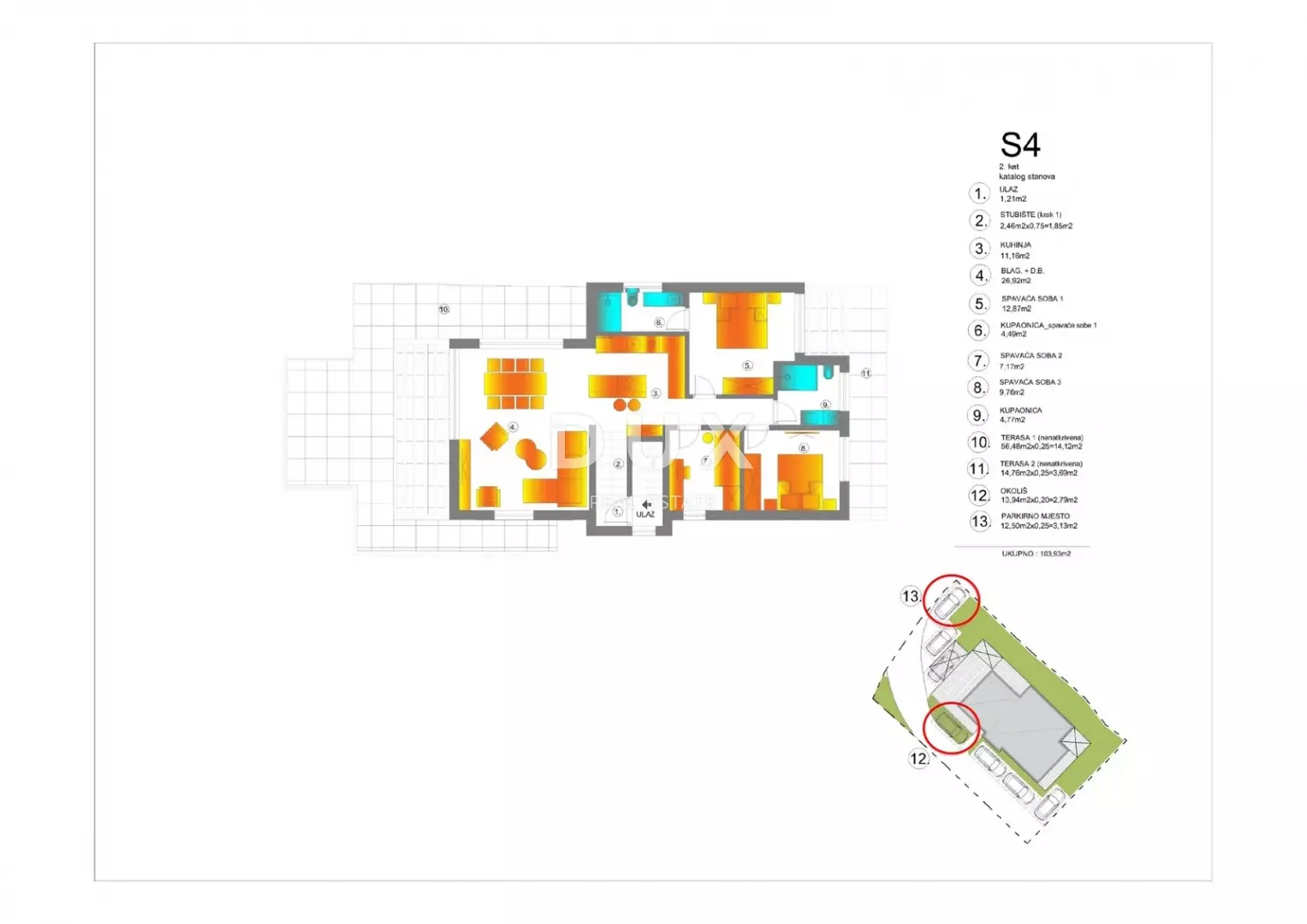 3-bedroom Apartment In Murter, Croatia (103,93 M²)