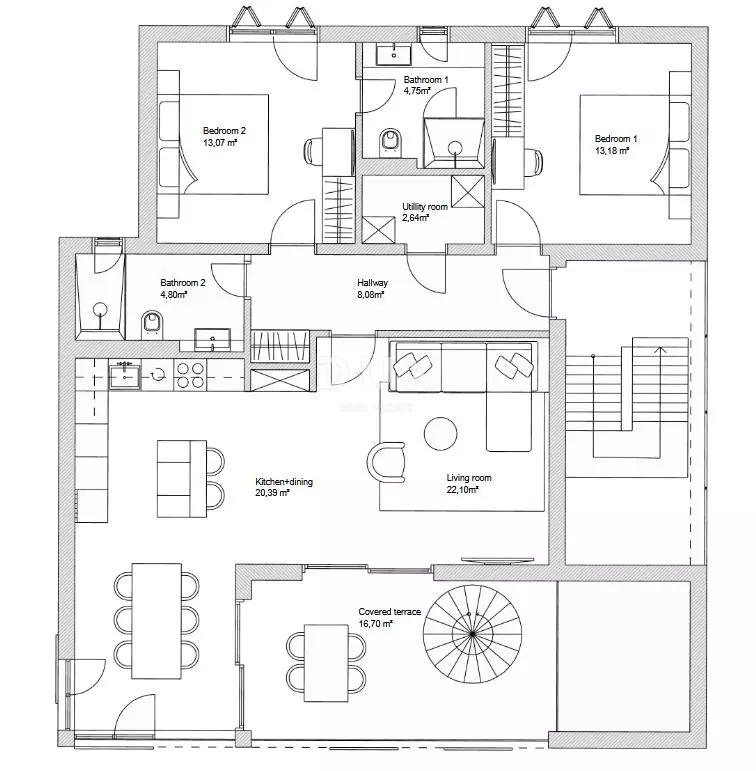 2-bedroom Apartment In Primošten, Croatia (113,11 M²)