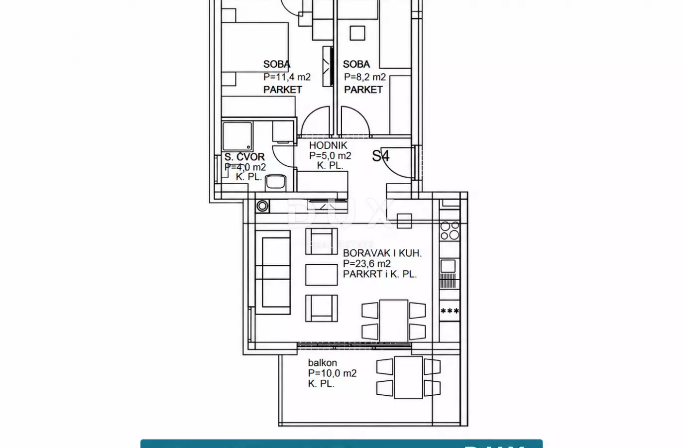 2-bedroom Apartment In Rogoznica, Croatia (59,7 M²)
