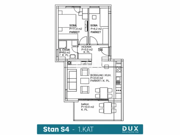 2-bedroom Apartment In Rogoznica, Croatia (59,7 M²)