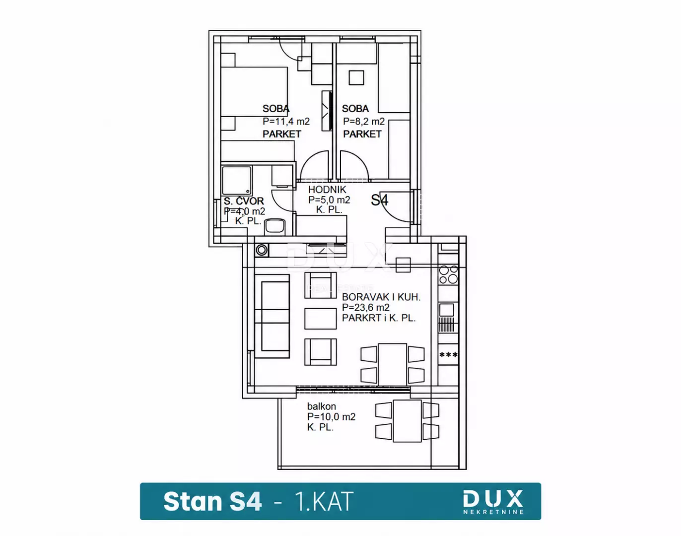 1791794691_s4-prvi-kat-2112c8 2-bedroom Apartment In Rogoznica, Croatia (59,7 M²)