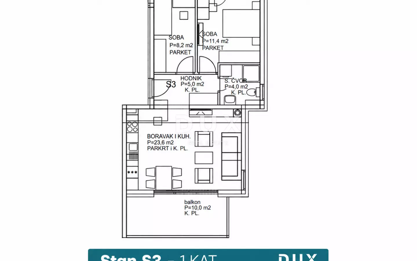 2-bedroom Apartment In Rogoznica, Croatia (59,7 M²)