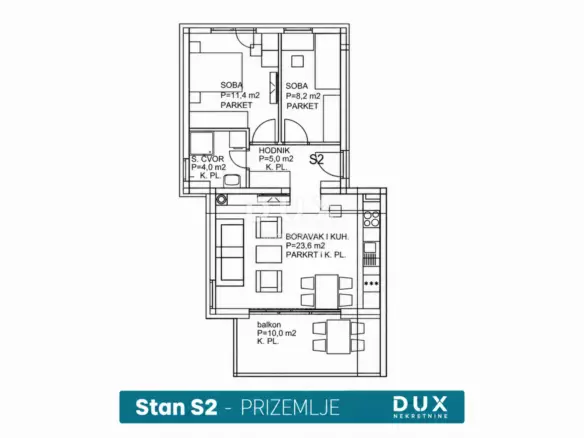 2-bedroom Apartment In Rogoznica, Croatia (59,7 M²)