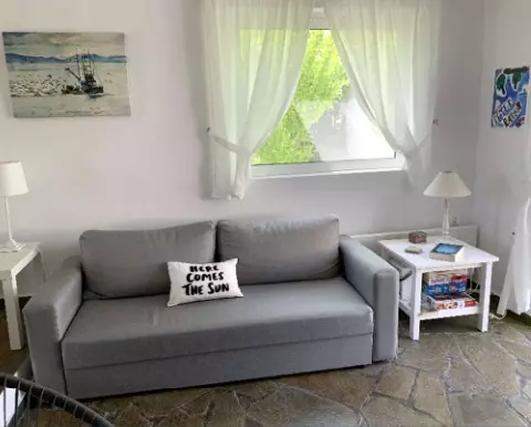Central Greece Arkitsa 100m2 Semi-detached Furnished House With Large Garden For Sale