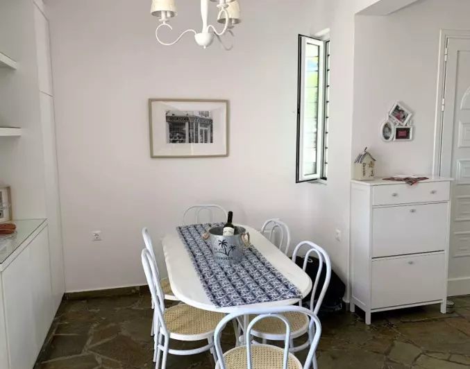 Central Greece Arkitsa 100m2 Semi-detached Furnished House With Large Garden For Sale