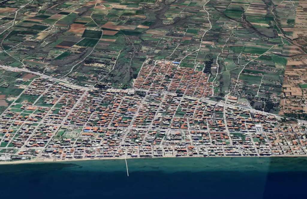 Land In Thermaikos, Greece