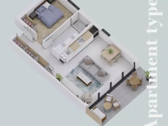 1-bedroom Apartment In Rovinjsko Selo, Croatia (58,32 M²)