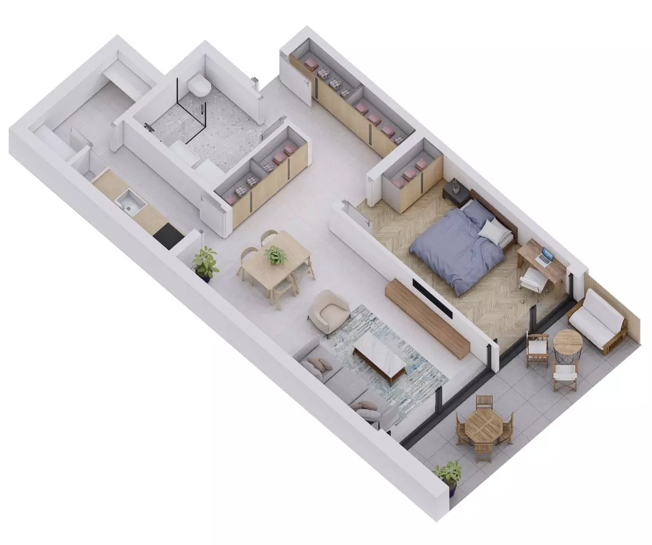 1-bedroom Apartment In Rovinjsko Selo, Croatia (66,5 M²)