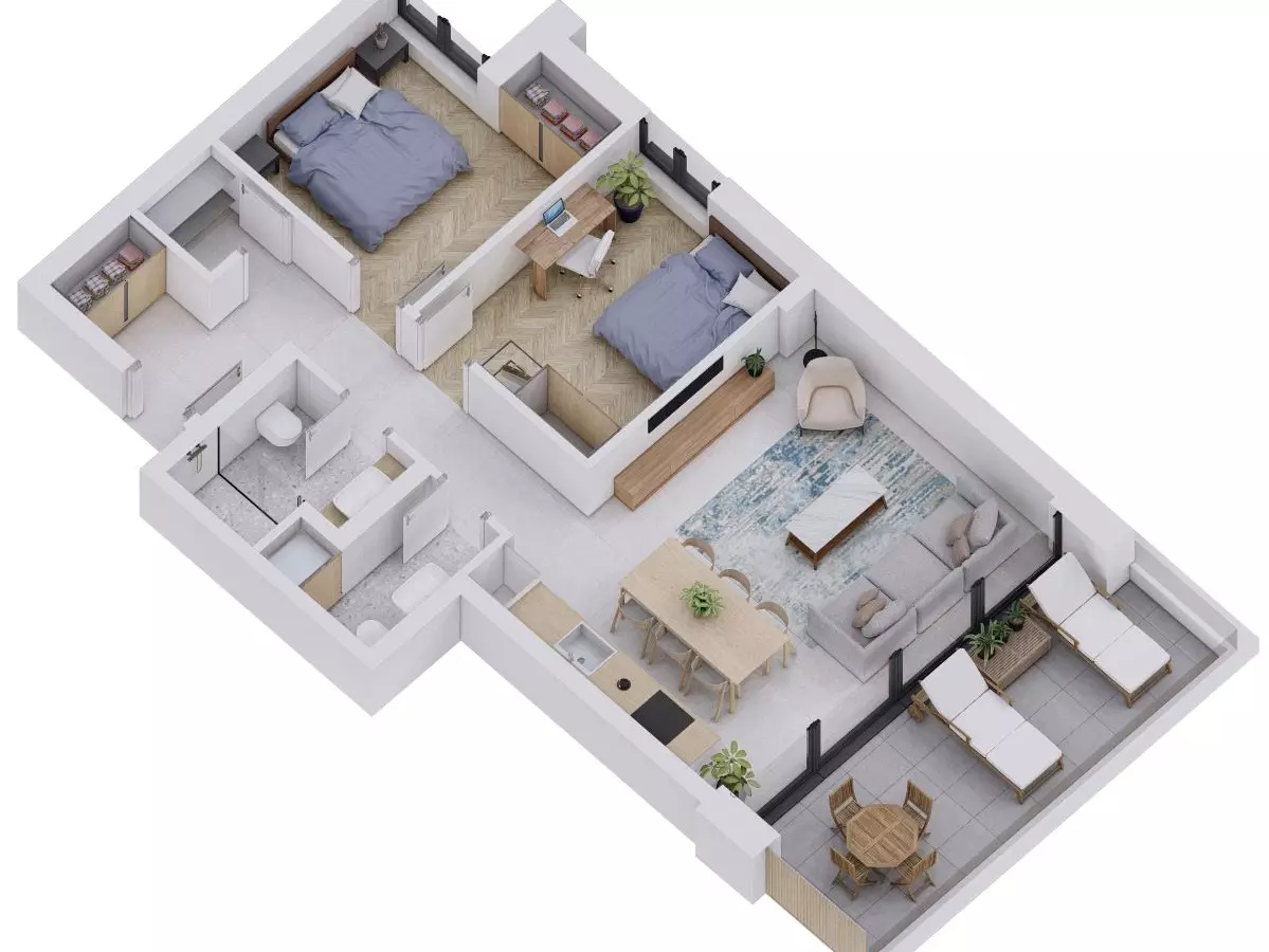 2-bedroom Apartment In Rovinjsko Selo, Croatia (73,66 M²)
