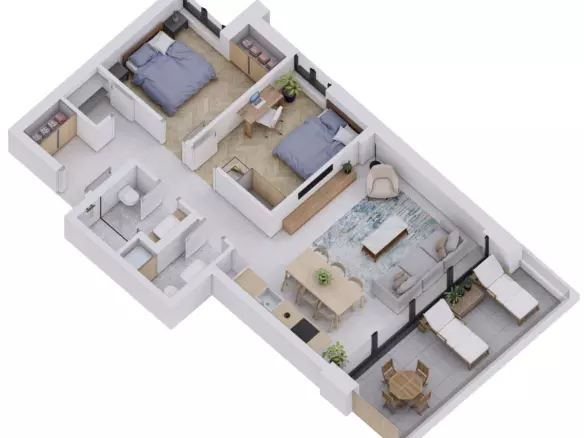 2-bedroom Apartment In Rovinjsko Selo, Croatia (73,66 M²)