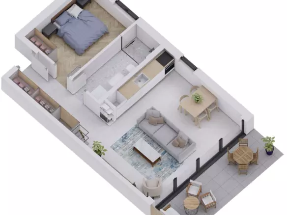 1-bedroom Apartment In Rovinjsko Selo, Croatia (58,32 M²)