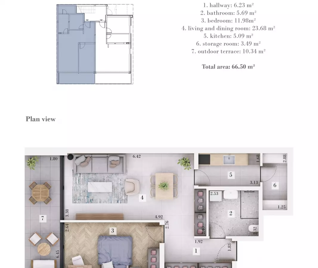 1-bedroom Apartment In Rovinjsko Selo, Croatia (66,5 M²)
