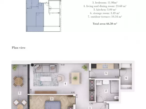1-bedroom Apartment In Rovinjsko Selo, Croatia (66,5 M²)