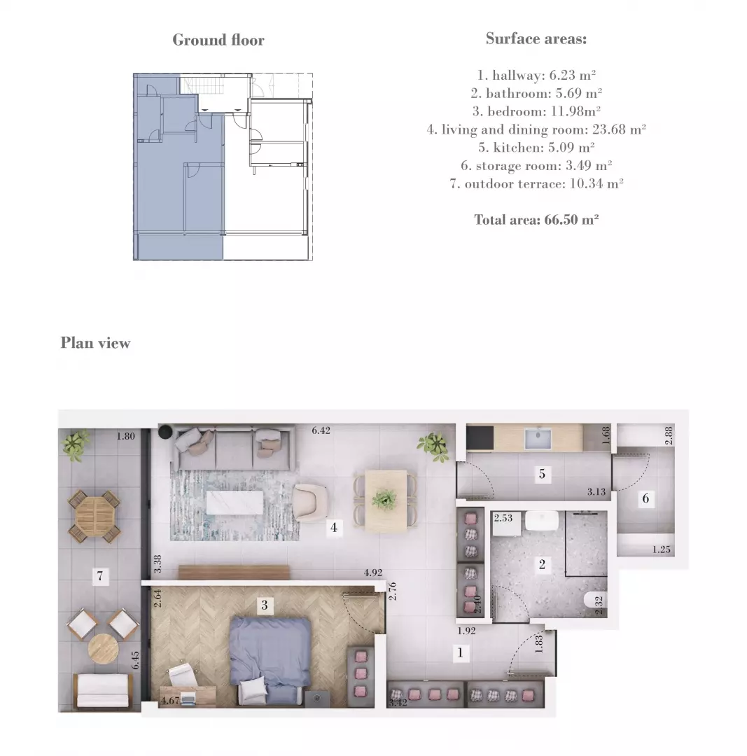 1-bedroom Apartment In Rovinjsko Selo, Croatia (66,5 M²)