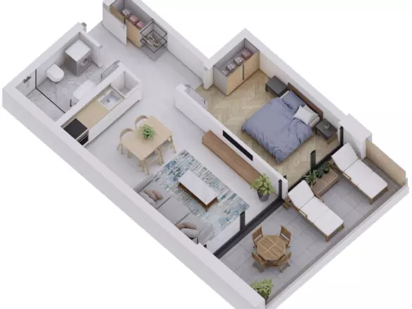 1-bedroom Apartment In Rovinjsko Selo, Croatia (51,98 M²)