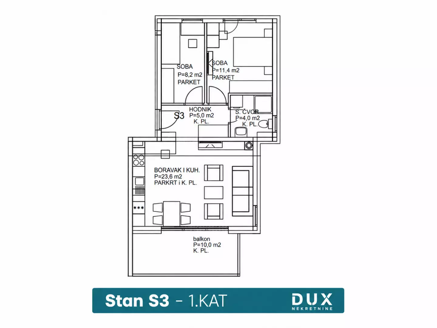 2-bedroom Apartment In Rogoznica, Croatia (59,7 M²)