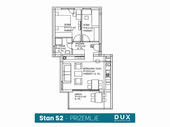 2-bedroom Apartment In Rogoznica, Croatia (59,7 M²)