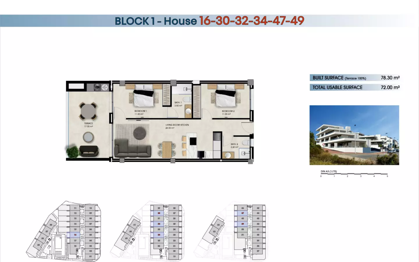 2-bedroom Apartment In La Marina, Spain (78 M²)