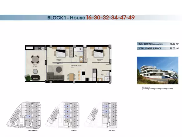 2-bedroom Apartment In La Marina, Spain (78 M²)