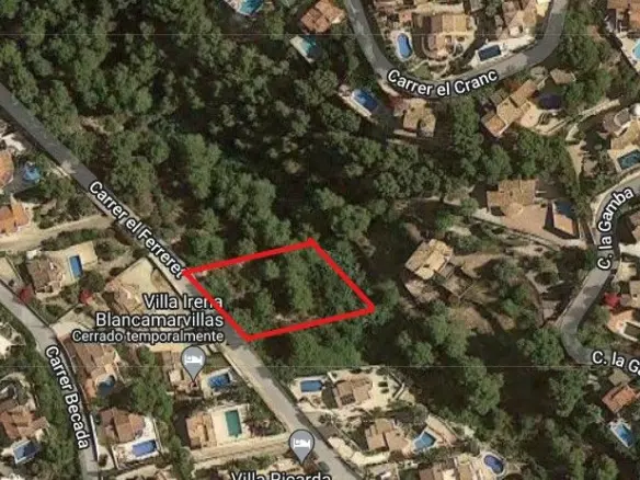 Plot In Benissa, Spain (826 M² Plot)