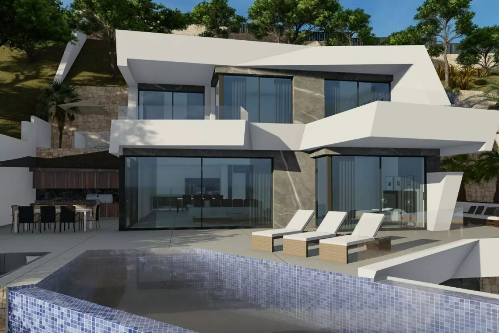 2-8-16927d 4-bedroom Villa In Calpe, Spain (489 M²)