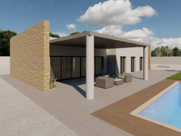3-bedroom Detached Villa In Pinoso, Spain (168 M²)