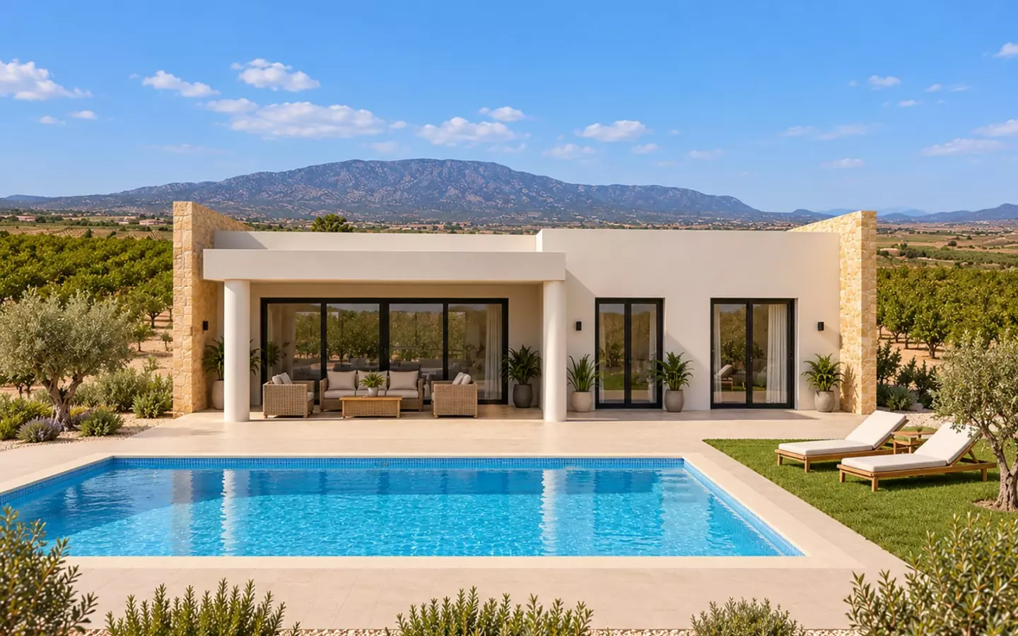 3-bedroom Detached Villa In Pinoso, Spain (168 M²)