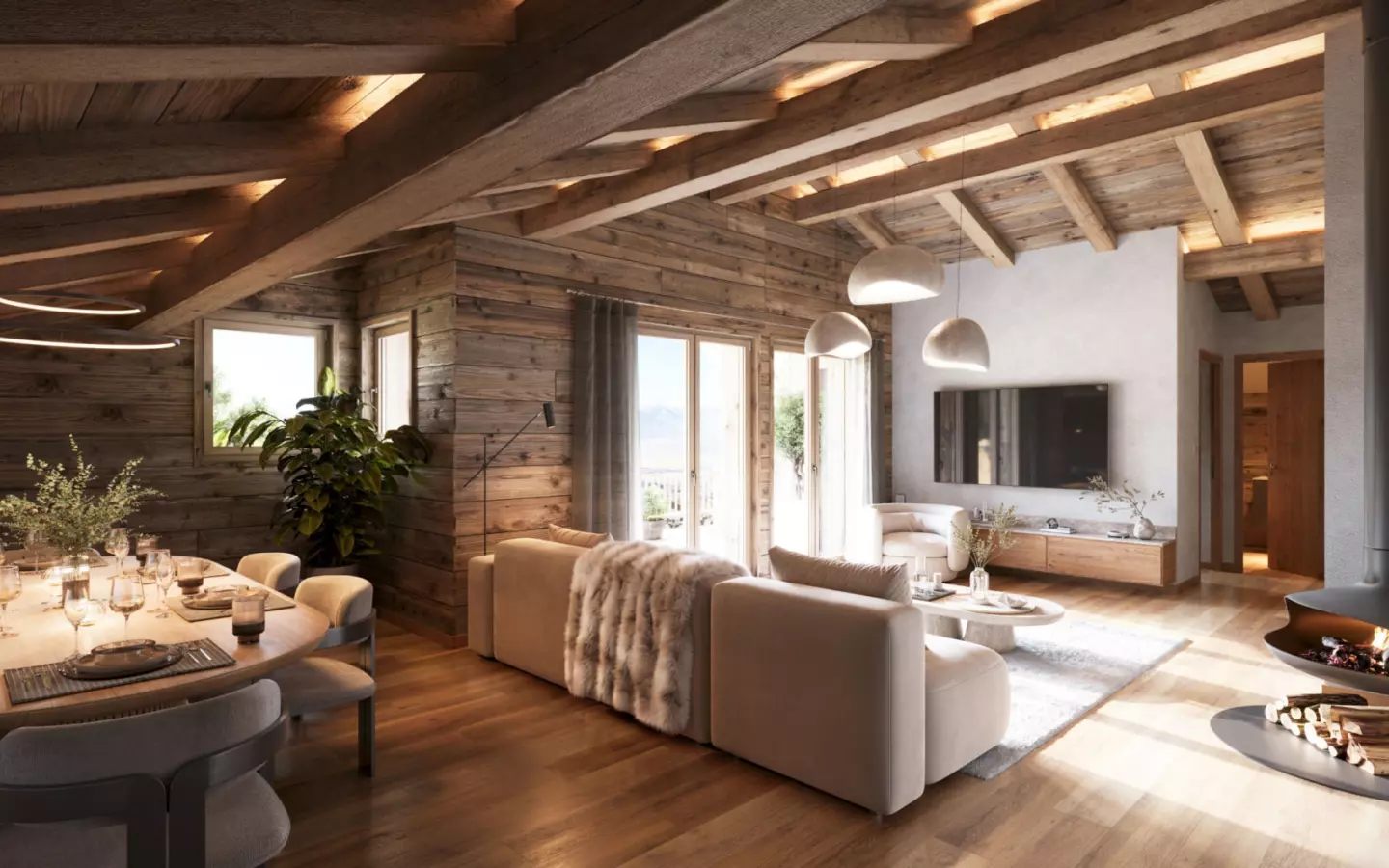 3-bedroom Apartment In Cordon, France (80 M²)