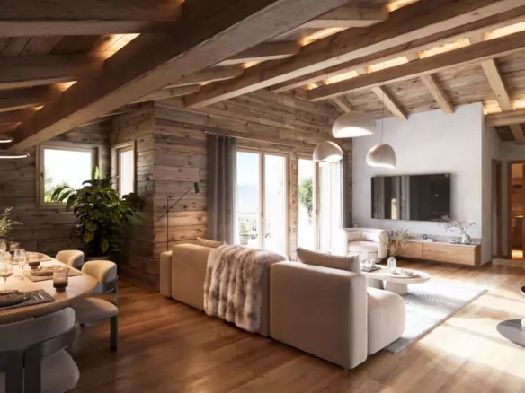 3-bedroom Apartment In Cordon, France (80 M²)
