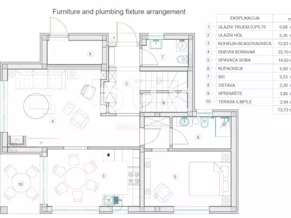 3-bedroom Villa In Tinjan, Croatia (127,66 M²)