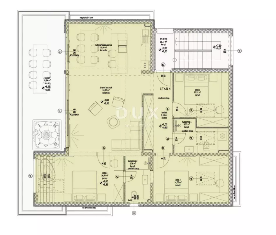 3-bedroom Apartment In Bibinje, Croatia (136 M²)