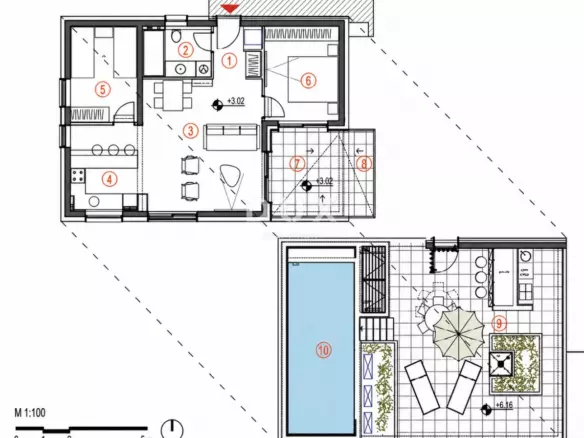 2-bedroom Apartment In Primošten, Croatia (128,27 M²)