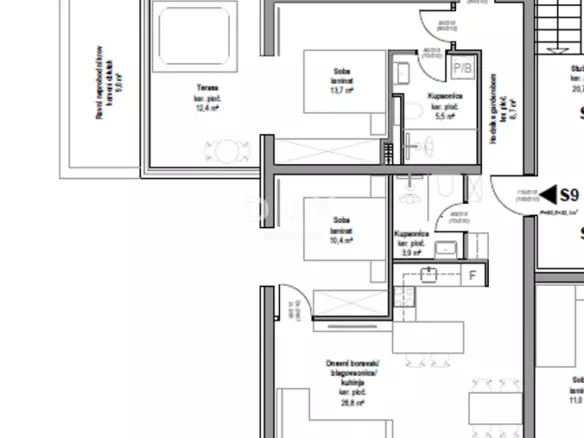 2-bedroom Apartment In Vodice, Croatia (62,1 M²)