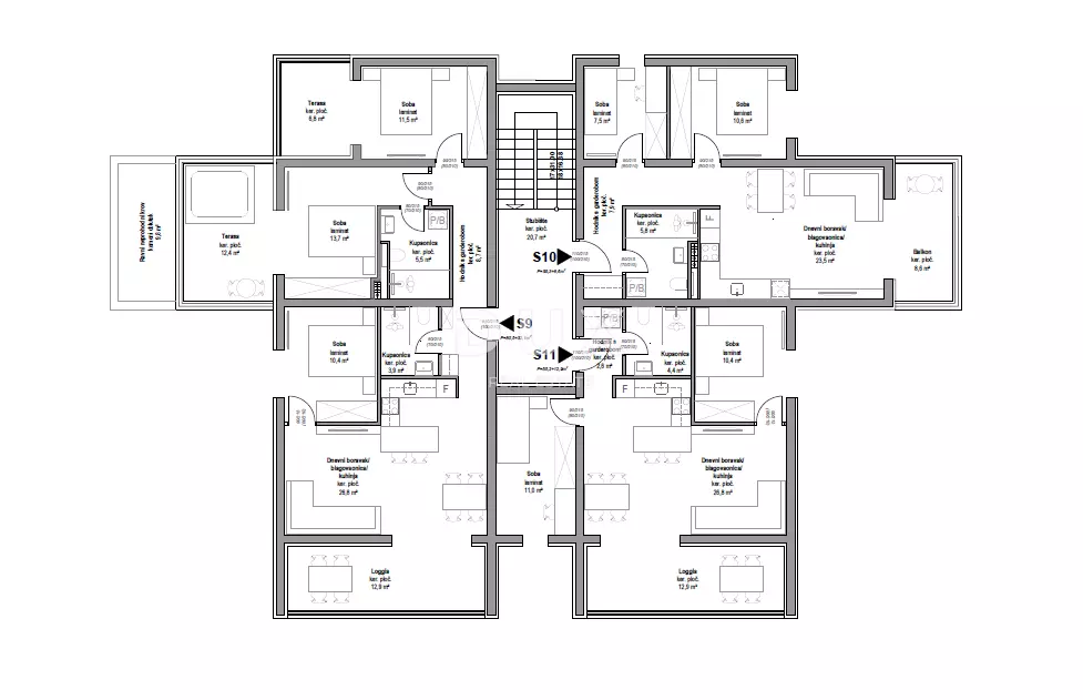 2-bedroom Apartment In Vodice, Croatia (62,1 M²)