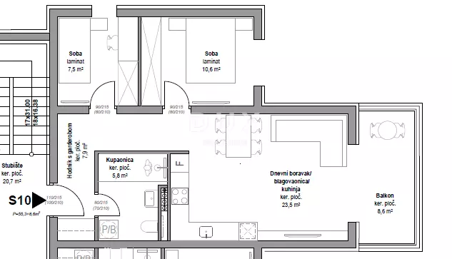 2-bedroom Apartment In Vodice, Croatia (62,1 M²)