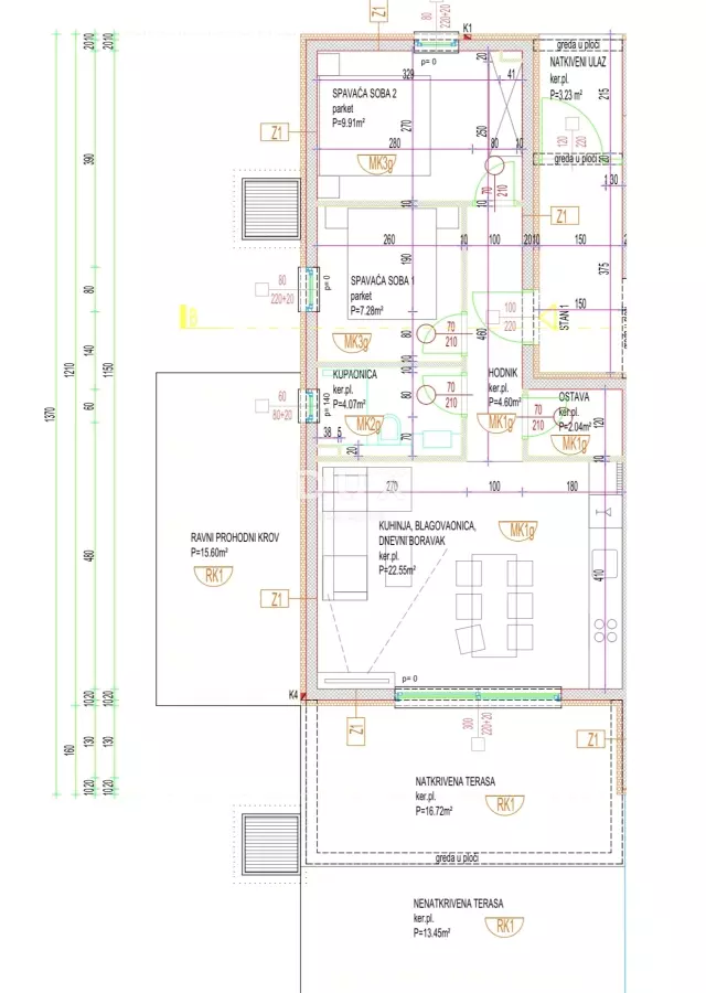 1-bedroom Apartment In Čiovo, Croatia (78,25 M²)