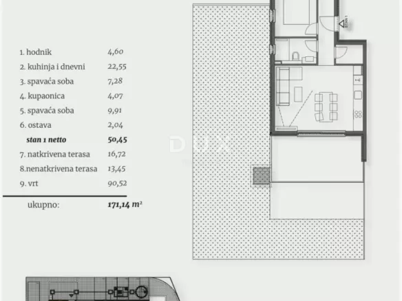 1-bedroom Apartment In Čiovo, Croatia (78,25 M²)