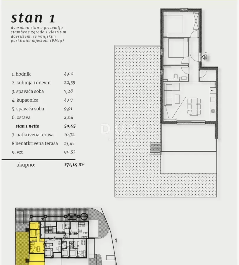 1-bedroom Apartment In Čiovo, Croatia (78,25 M²)