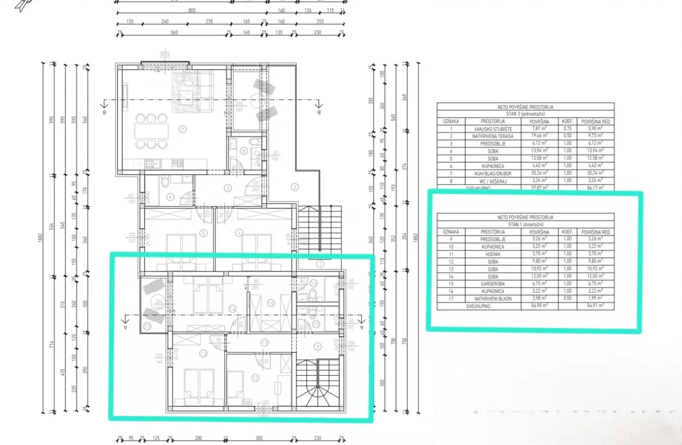3-bedroom Apartment In Brešca, Croatia (115,62 M²)