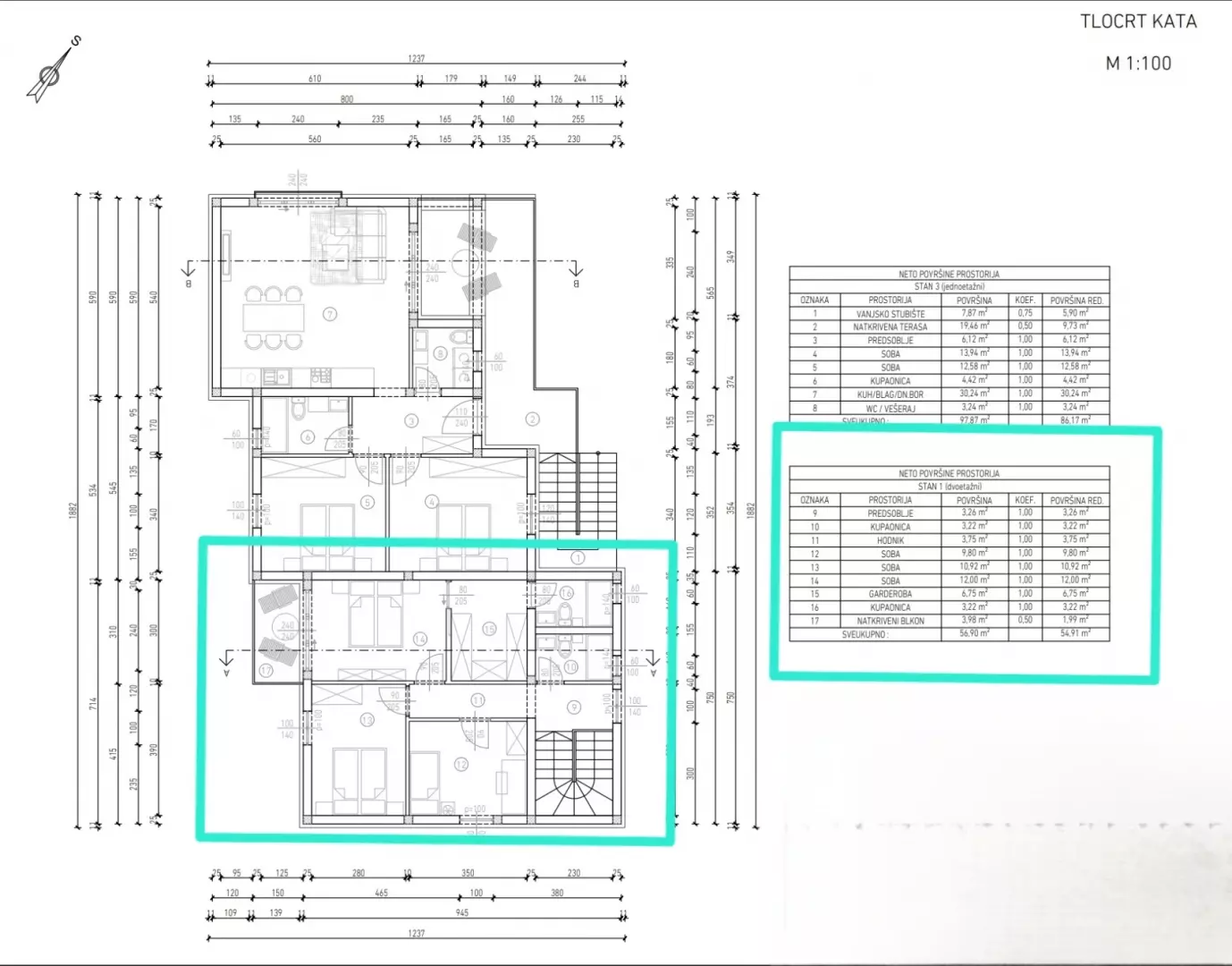 3-bedroom Apartment In Brešca, Croatia (115,62 M²)