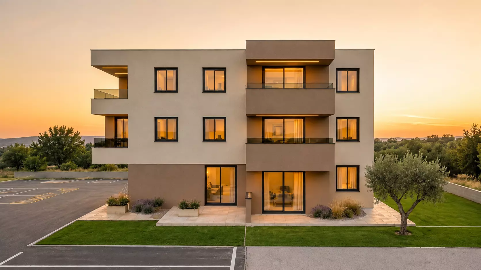original_1792588468_modern-apartment-building-at-sunset-f9bd49 3-bedroom Apartment In Vodice, Croatia (104,77 M²)