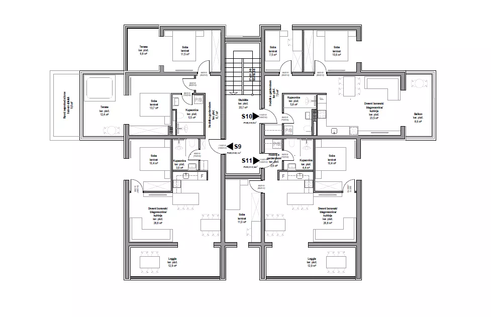 2-bedroom Apartment In Vodice, Croatia (67,37 M²)
