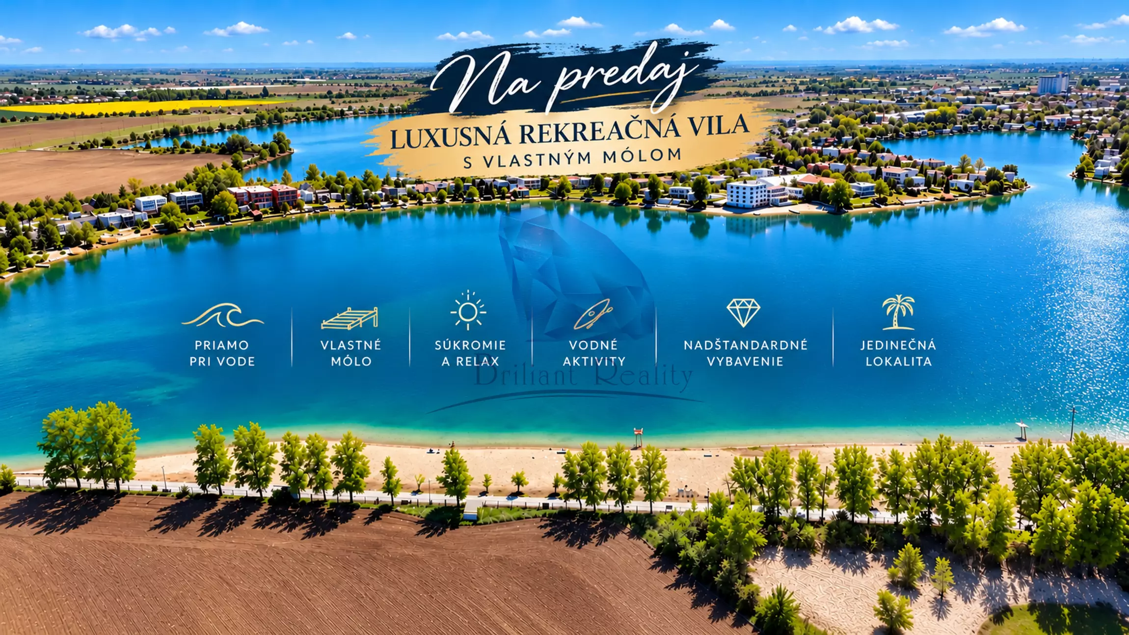 Luxury Waterfront Holiday Villa With Private Dock – SlneČnÉ JazerÁ, Senec, Slovakia