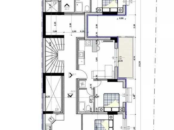 1-bedroom Flat In Thermaikos, Greece (46 M²)